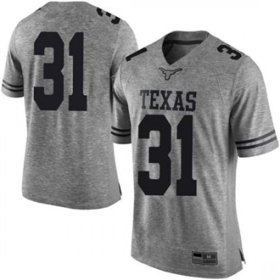 #31 DeMarvion Overshown UT Men Limited University Jerseys Gray