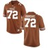 #72 Elijah Rodriguez University of Texas Youth Limited Football Jersey Tex Orange