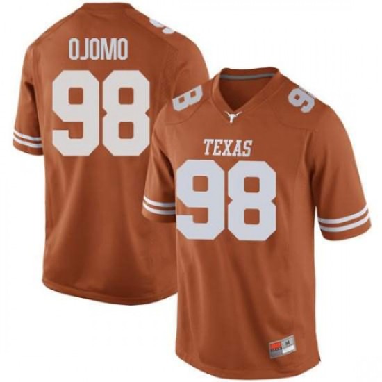 #98 Moro Ojomo UT Men Game Stitch Jerseys Orange