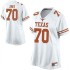 #70 Christian Jones Longhorns Women Replica Official Jersey White