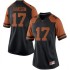 #17 D'Shawn Jamison Longhorns Women Game Alumni Jerseys Black