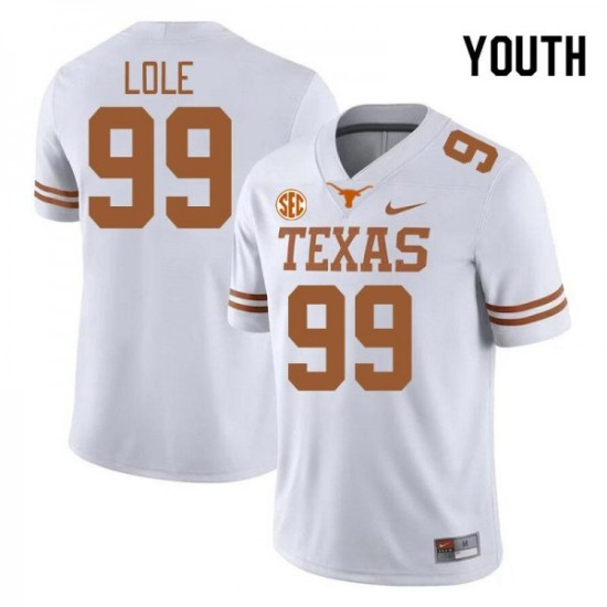 #99 Jermayne Lole UT Youth SEC Conference Stitched Jersey White