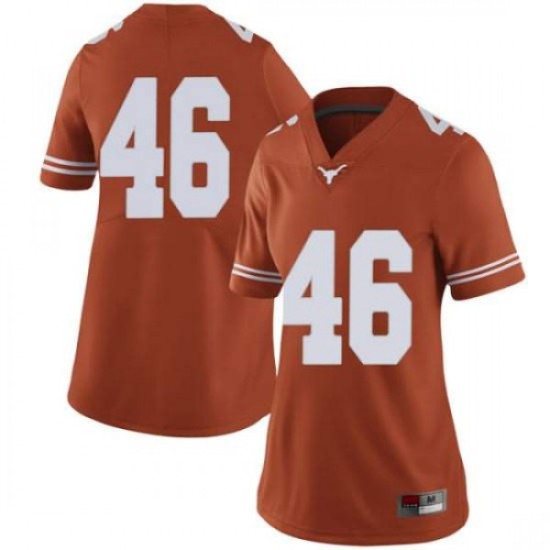 #46 Luke Brockermeyer UT Women Limited Football Jerseys Orange