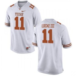 #11 P.J. Locke III UT Men Replica College Jersey White