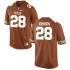 #28 Kirk Johnson UT Youth Replica Football Jerseys Tex Orange