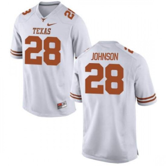 #28 Kirk Johnson UT Youth Authentic High School Jerseys White