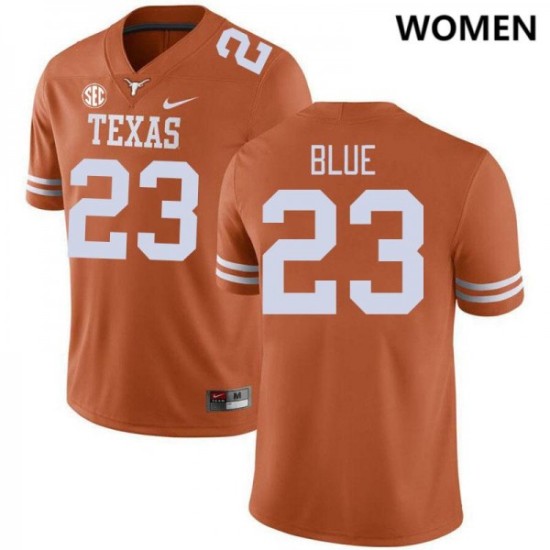 #23 Jaydon Blue Longhorns Women SEC Conference Limited Jersey Orange