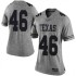 #46 Joseph Ossai Texas Longhorns Women Limited Stitch Jersey Gray