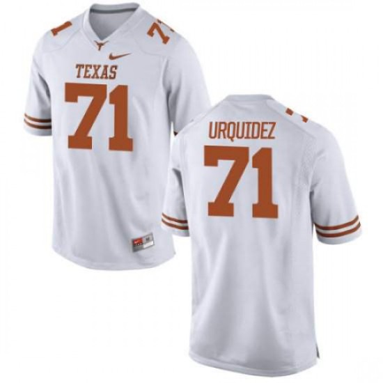 #71 J.P. Urquidez UT Men Game NCAA Jerseys White