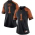 #1 Andrew Jones Longhorns Women Game Official Jerseys Black