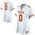 #0 Gerald Liddell Longhorns Women Replica NCAA Jerseys White