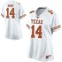 #14 Joshua Moore Longhorns Women Replica College Jerseys White