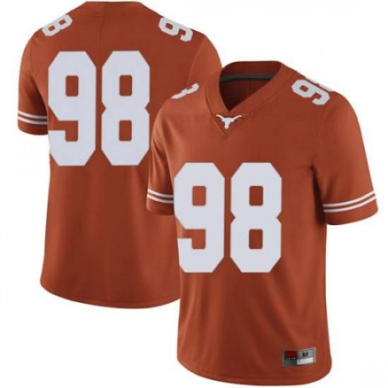 #98 Moro Ojomo Longhorns Men Limited Stitched Jersey Orange