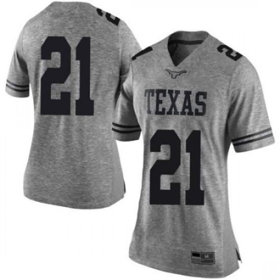 #21 Dylan Osetkowski Texas Longhorns Women Limited NCAA Jerseys Gray