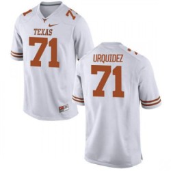 #71 J.P. Urquidez UT Men Authentic Football Jerseys White