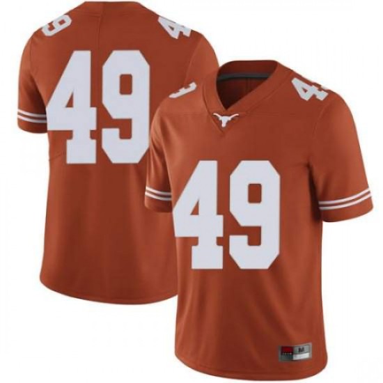 #49 Joshua Rowland Texas Longhorns Men Limited NCAA Jerseys Orange