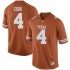 #4 Anthony Cook University of Texas Men Replica University Jerseys Orange