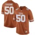 #50 Byron Vaughns Texas Longhorns Men Game College Jersey Orange