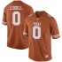 #0 Gerald Liddell Texas Longhorns Men Game NCAA Jersey Orange