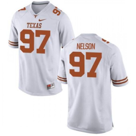 #97 Chris Nelson University of Texas Men Limited Stitched Jerseys White