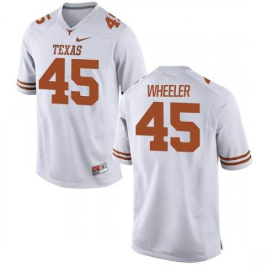 #45 Anthony Wheeler UT Women Replica Football Jersey White