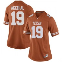 #19 Kartik Akkihal UT Women Replica Alumni Jersey Orange