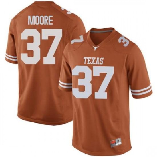 #37 Chase Moore UT Men Game Football Jersey Orange