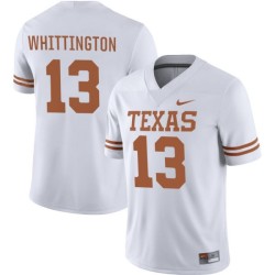 #13 Jordan Whittington UT Men's Nike NIL Replica NCAA Jersey - White