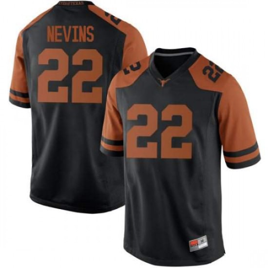 #22 Blake Nevins UT Men Game University Jersey Black