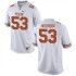 #53 Jak Holbrook Longhorns Men Replica NCAA Jersey White