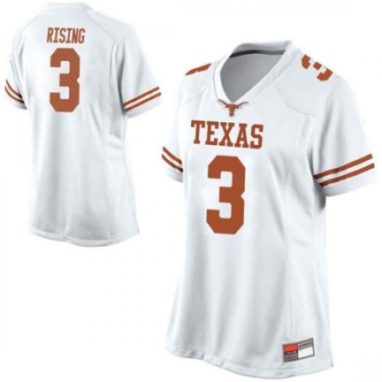 #3 Cameron Rising UT Women Replica University Jerseys White