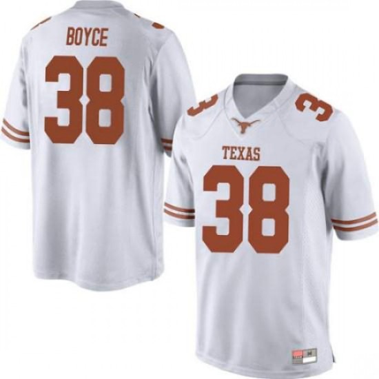 #38 Kobe Boyce UT Men Replica Embroidery Jersey White