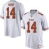 #14 Joshua Moore University of Texas Men Game Embroidery Jerseys White