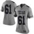 #61 Ishan Rison University of Texas Women Limited Alumni Jerseys Gray