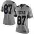 #87 Joshua Matthews Texas Longhorns Women Limited Stitch Jersey Gray