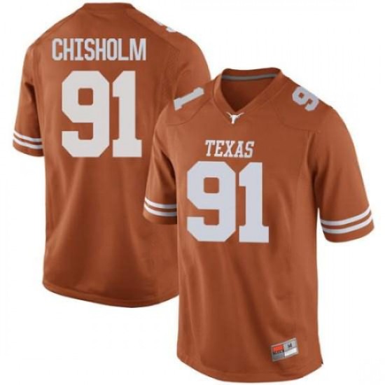 #91 Jamari Chisholm UT Men Replica Alumni Jersey Orange