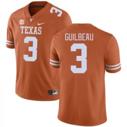 #3 Jaylon Guilbeau University of Texas Men SEC Conference Alumni Jersey Orange