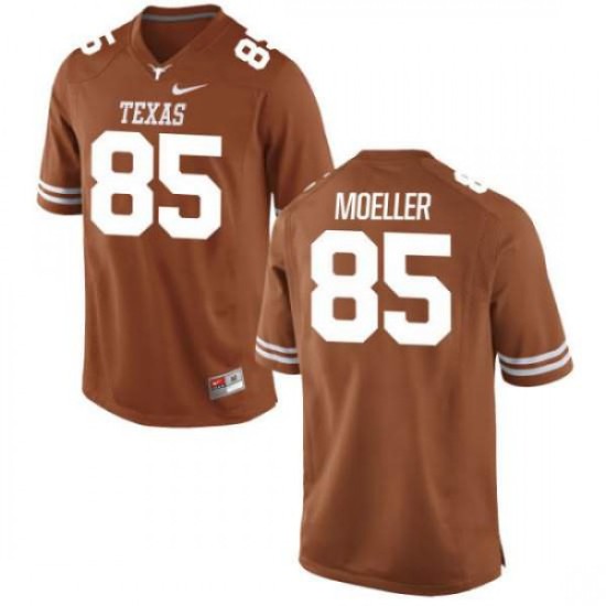 #85 Philipp Moeller University of Texas Youth Replica Football Jerseys Tex Orange