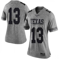 #13 Jase Febres UT Women Limited Football Jerseys Gray