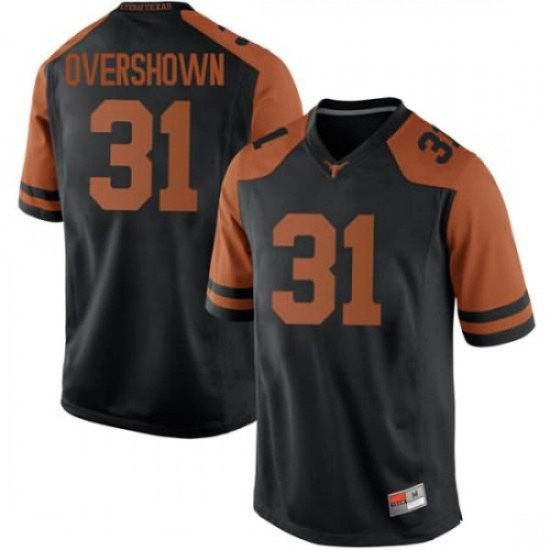 #31 DeMarvion Overshown UT Men Replica Embroidery Jerseys Black