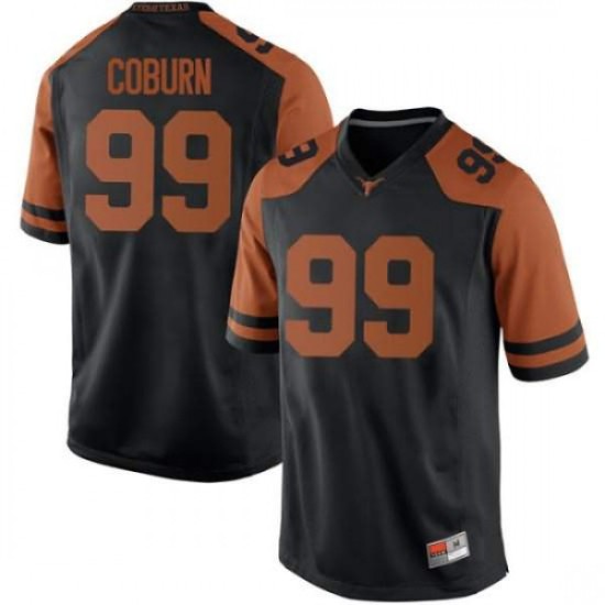 #99 Keondre Coburn UT Men Game University Jerseys Black