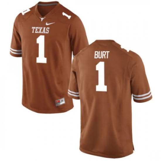 #1 John Burt UT Women Authentic Embroidery Jerseys Tex Orange