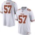 #57 Cort Jaquess UT Men Game NCAA Jerseys White