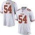 #54 Justin Mader Longhorns Men Game NCAA Jersey White