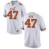 #47 Andrew Beck Texas Longhorns Men Replica Stitch Jerseys White