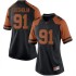 #91 Jamari Chisholm Texas Longhorns Women Game Football Jerseys Black