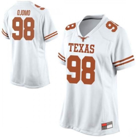 #98 Moro Ojomo UT Women Game Alumni Jerseys White