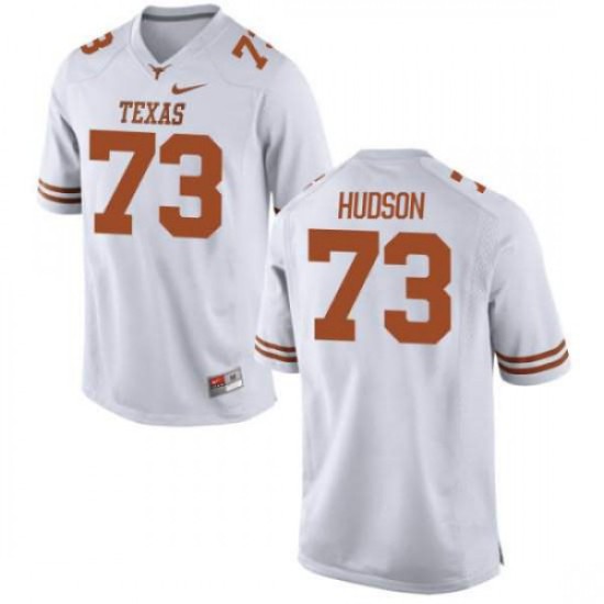 #73 Patrick Hudson University of Texas Men Game Alumni Jersey White