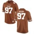 #97 Chris Nelson Longhorns Men Game Stitched Jersey Tex Orange