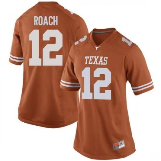 #12 Kerwin Roach II UT Women Game Stitch Jerseys Orange